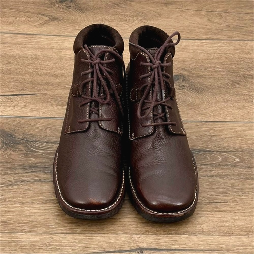 Cole Haan Country Women's Size 10 B Brown Leather Waterproof Chukka Ankle Boots - Picture 2 of 9
